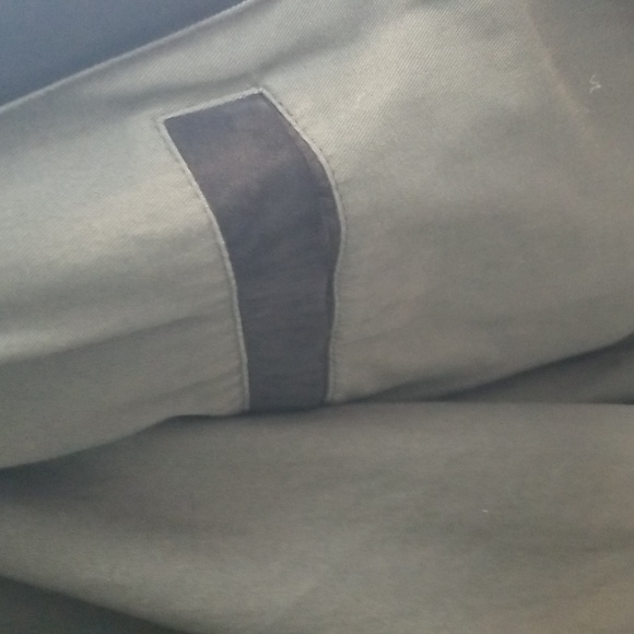 TIMBERLAND Vintage Weatherproof Suede Leather Bomber Black Large - Picture 11 of 12